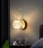 Crystal Globe Wall Light