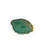 Crystal Green Stone Set of 4 Table Coasters