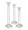 Crystal Ivory Transparent Candle Stand