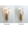 Crystal LED Wall Lamp with 3 Color Modes