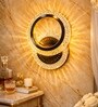 Crystal LED Wall Circle Design Set of 2