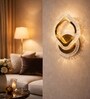 Crystal LED Wall Oval Design Set of 1