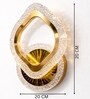 Crystal LED Wall Oval Design Set of 1