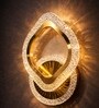 Crystal LED Wall Oval Design Set of 1