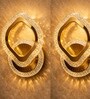 Crystal LED Wall Oval Design Set of 2