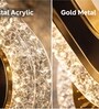 Crystal LED Wall Square Design Set of 1