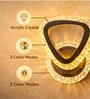 Crystal LED Wall Triangle Design Set of 1