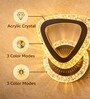 Crystal LED Wall Triangle Design Set of 2