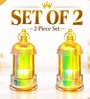 Crystal Look LED Tealight Decorative Candle-Set of 2