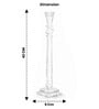 Crystal Lustre Glow Transparent Candle Stand