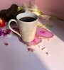 Crystal Pink Stone Set of 2 Table Coasters