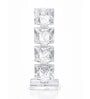 Crystal Prismatic Glows Transparent Candle Stand