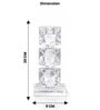 Crystal Prismatic Glows Transparent Candle Stand