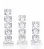 Crystal Prismatic Glows Transparent Candle Stand