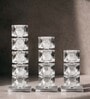Crystal Prismatic Glows Transparent Candle Stand
