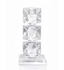 Crystal Prismatic Glows Transparent Candle Stand
