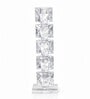 Crystal Prismatic Glows Transparent Candle Stand