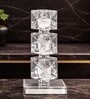 Crystal Prismatic Glows Transparent Candle Stand