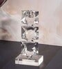 Crystal Prismatic Glows Transparent Candle Stand