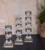 Crystal Prismatic Glows Transparent Candle Stand