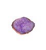 Crystal Purple Stone Set of 4 Table Coasters