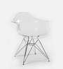 Crystal Plastic Iconic Chair in Translucent Colour