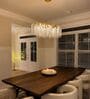  Crystal Tree Branches Golden Chandelier Lighting Fixture, Ceiling Hanging Light for Dining Room Bedroom Living Room Entryway, (with G9 Bulb Holder) 600MM Diameter (50Pcs K9 Branches)