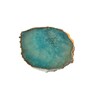 Crystal Turquoise Stone Set of 2 Table Coasters