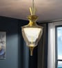 Crystal Urn Shape LED Pendant Light with 3 Color Modes