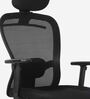 Crystal V2 Breathable Mesh Ergonomic Chair in Black Colour with Headrest