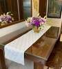 Crystal White Cotton (72 x13) Inch Table Runner