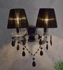 Marsden Metal Wall Mounted Uplight Sconce (Black)