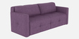 Cubicon  Fabric Sofa Cum Bed In Purple Colour