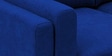 Creata Fabric Lhs 6 Seater Sectional Sofa In Royal Blue Colour