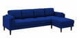 Creata Fabric Lhs 6 Seater Sectional Sofa In Royal Blue Colour