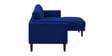 Creata Fabric Lhs 6 Seater Sectional Sofa In Royal Blue Colour