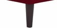 Creata Fabric Lhs 6 Seater Sectional Sofa In Blood Maroon Colour