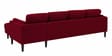 Creata Fabric Lhs 6 Seater Sectional Sofa In Blood Maroon Colour