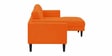 Creata LHS 6 Seater Sectional Sofa In Vivid Orange Colour