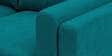 Creata Fabric Rhs 6 Seater Sectional Sofa In Sea Green Colour