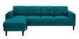 Creata Fabric Rhs 6 Seater Sectional Sofa In Sea Green Colour