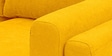 Creata RHS 6 Seater Sectional Sofa In Bold Yellow Colour