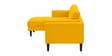 Creata RHS 6 Seater Sectional Sofa In Bold Yellow Colour