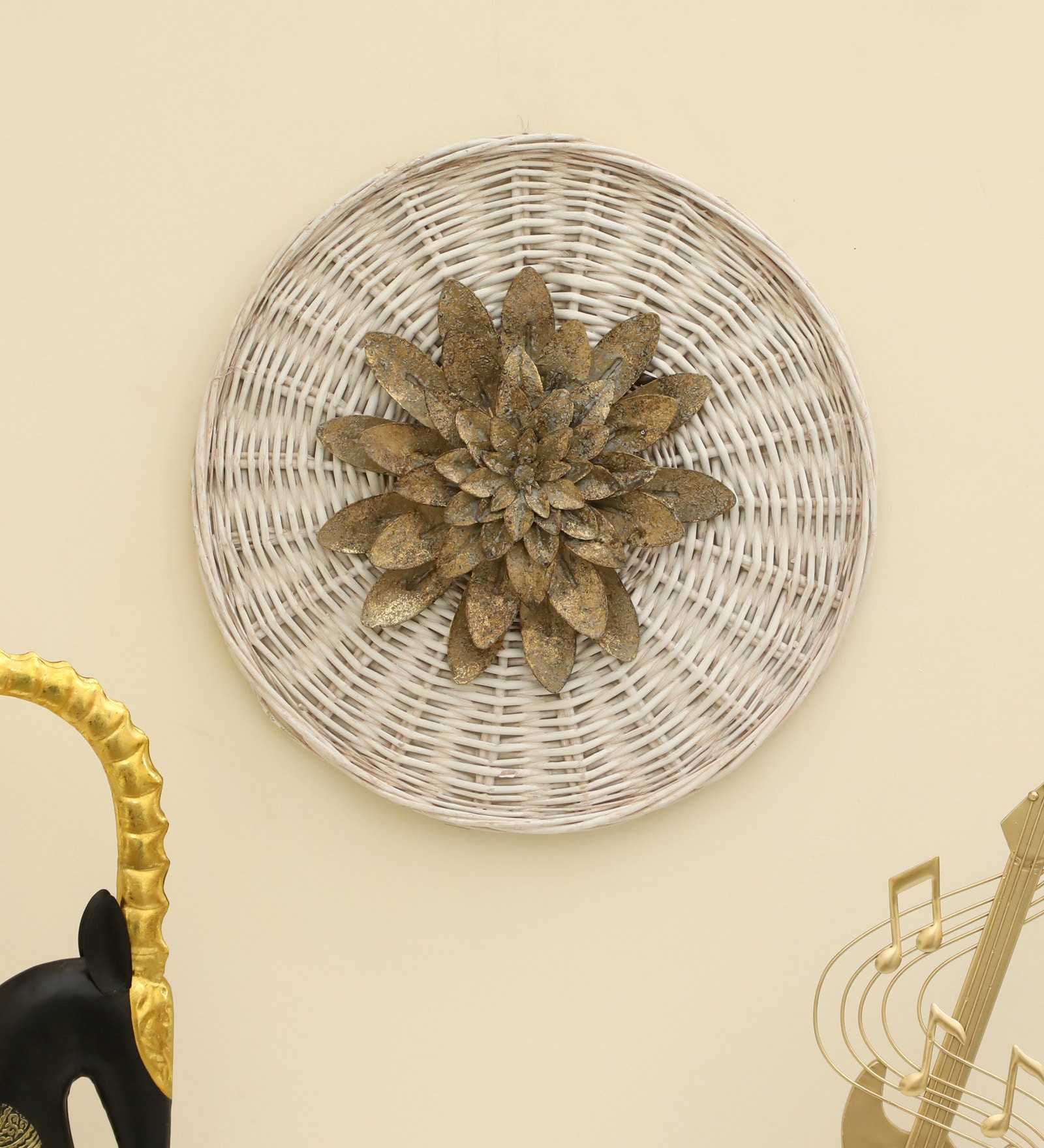 Cuina Flower Multicolour Iron Wall Art