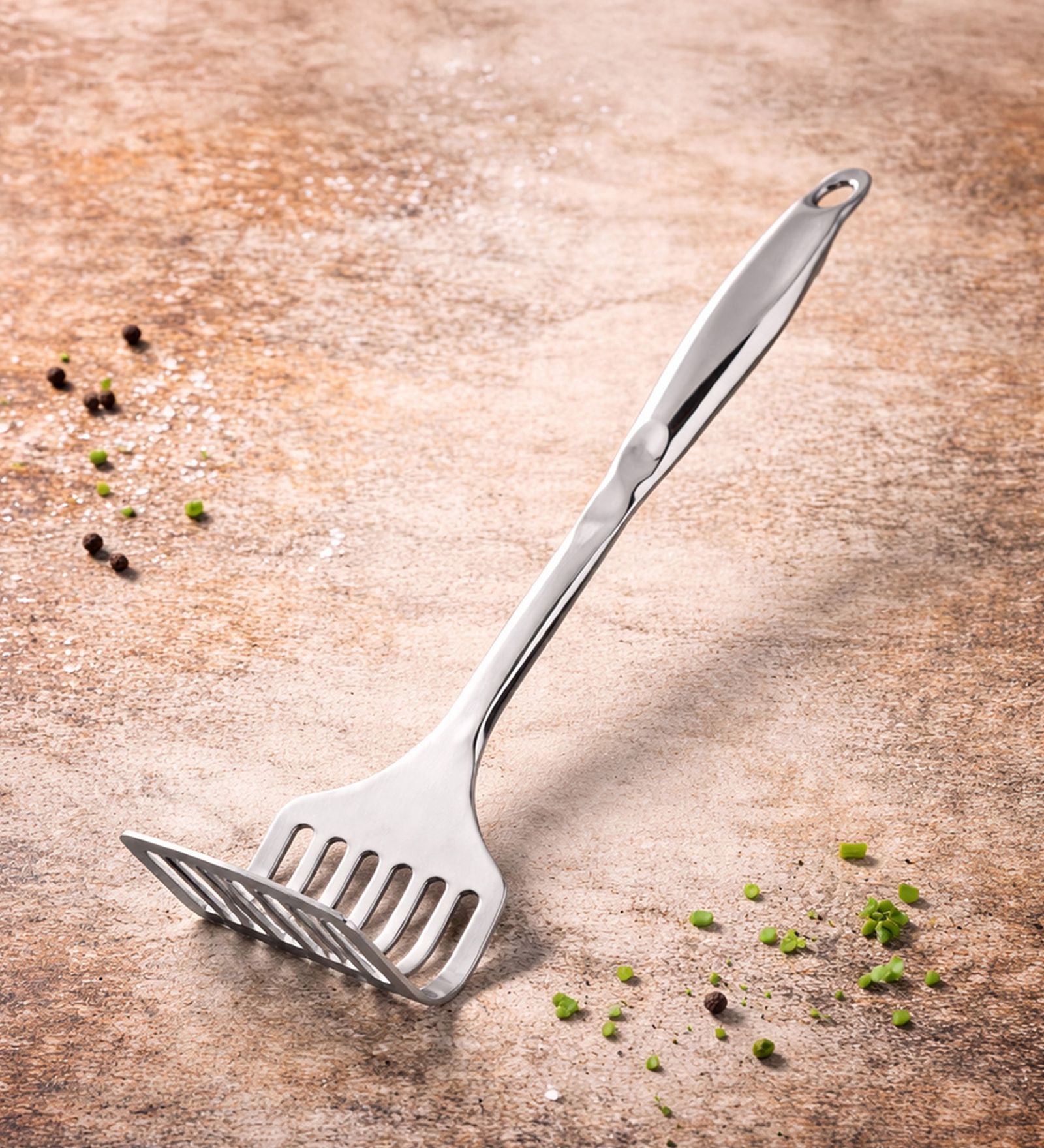 Harmony 18/8 Stainless Steel Hollow Handle Potato Masher