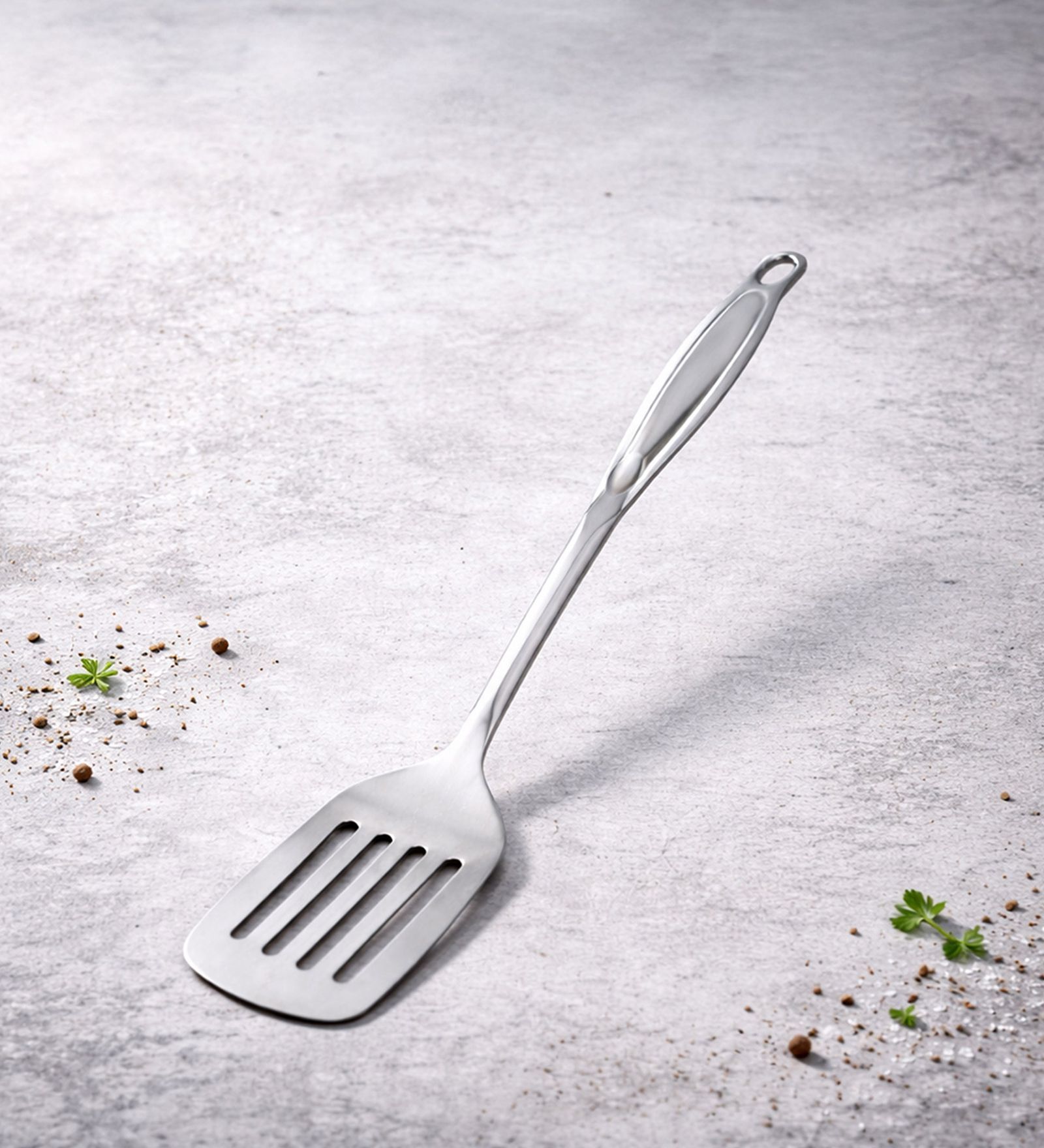 Harmony 18/8 Stainless Steel Hollow Handle Slotted Turner