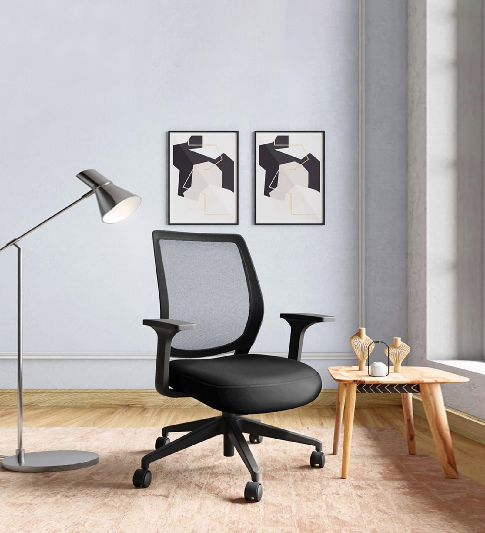 Curv Breathable Mesh Ergonomic Chair In Black Colour Curv Breathable Mesh Ergonomic Chair In Black Colour