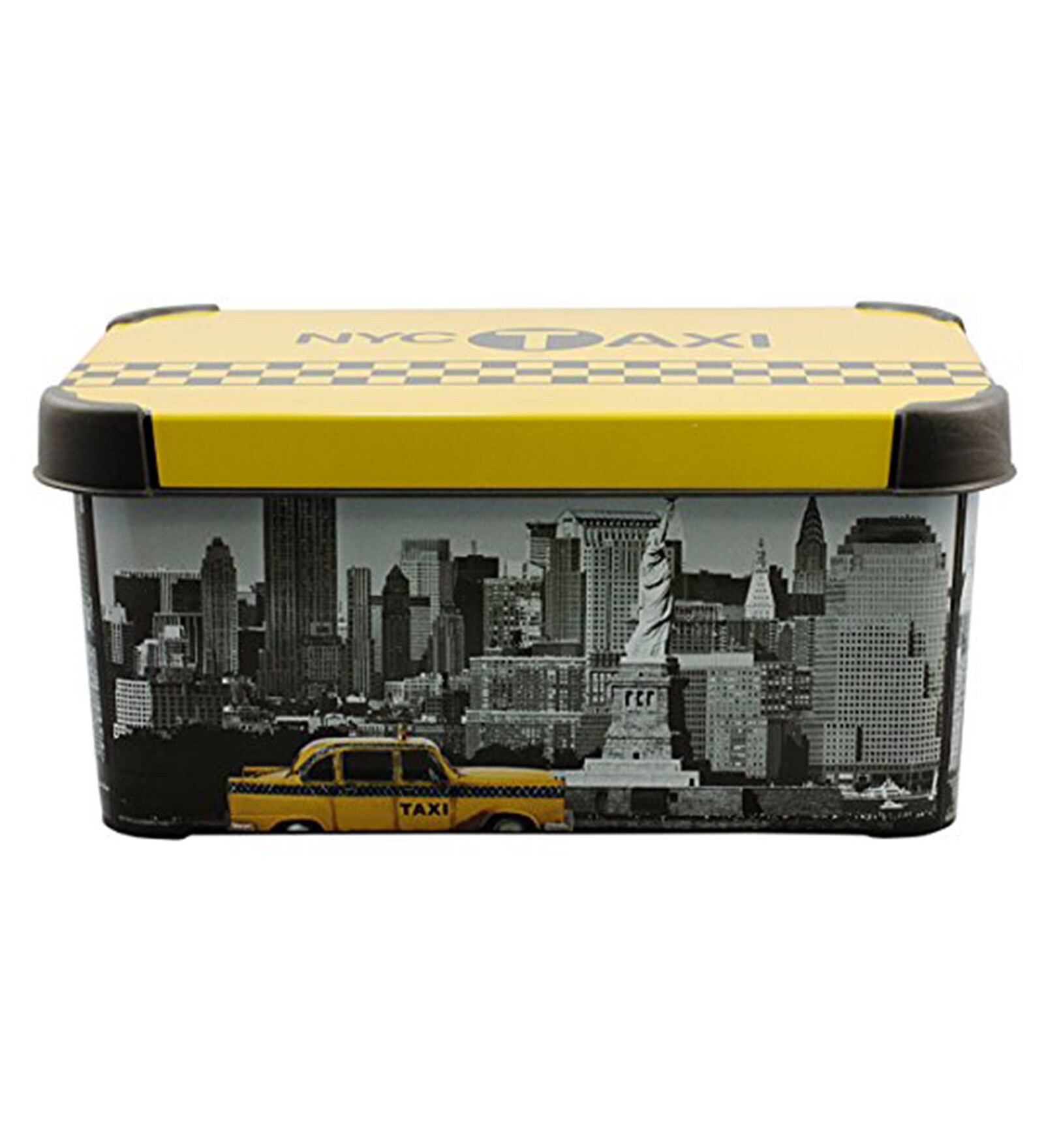 Buy Curver 4710 Ny City Plastic Black Small Deco Box Online Plastic