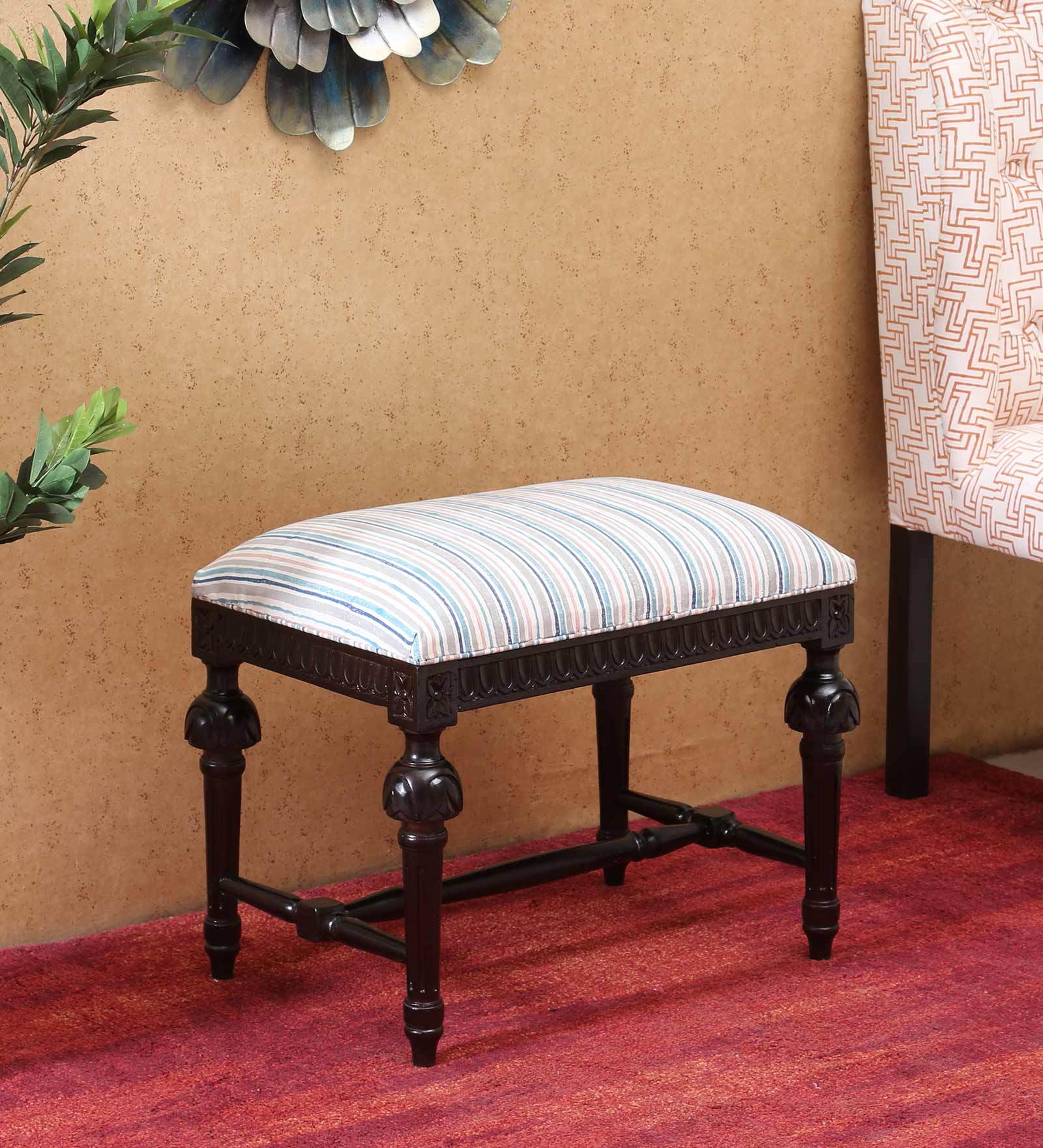 Trissa Seating Stool with Colonial Style Legs