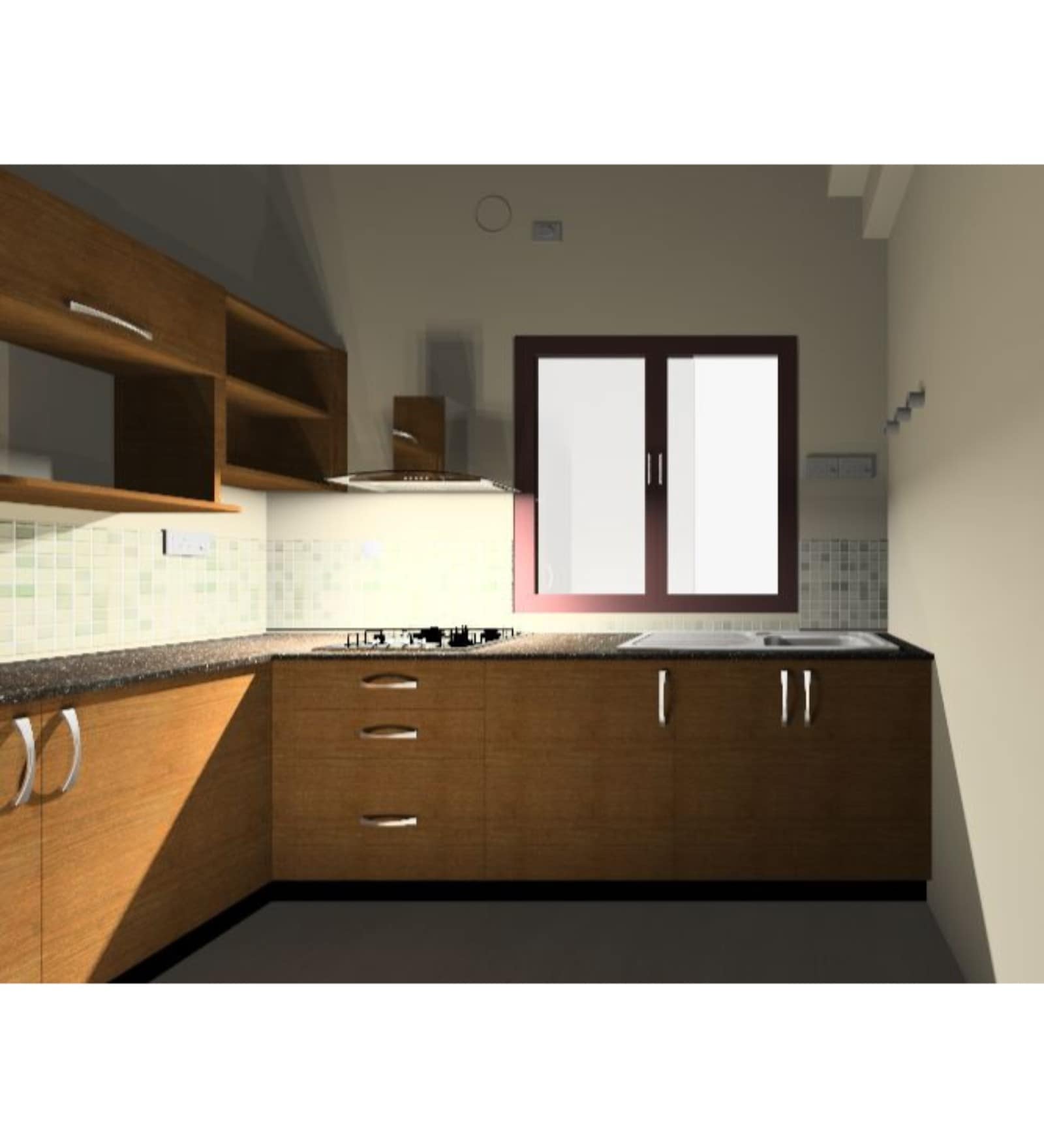 Buy Customized Modular Kitchen for AK Sinha Online L Shaped Modular